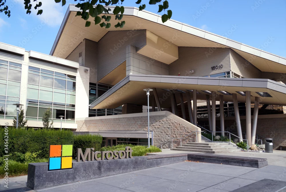 Microsoft Corporation headquarters. Redmond. Washington State, USA. Microsoft Corporation headquarters. Redmond. Washington State, USA.